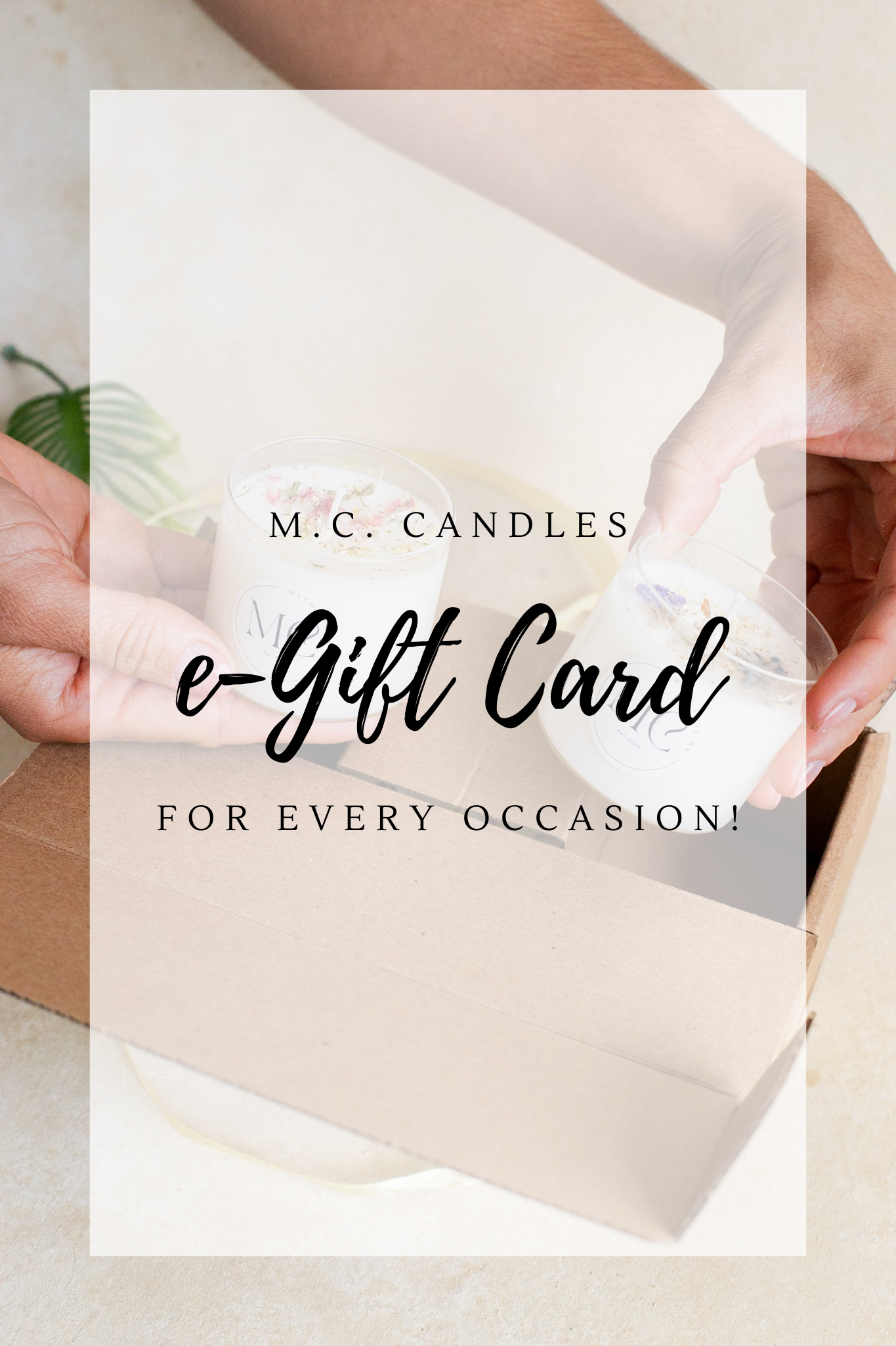 M.C. Candles e-Gift Card